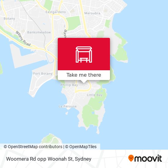 Woomera Rd opp Woonah St map