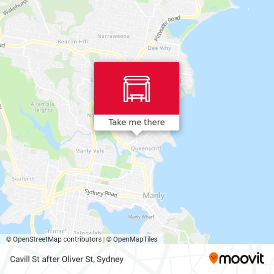 Cavill St after Oliver St map