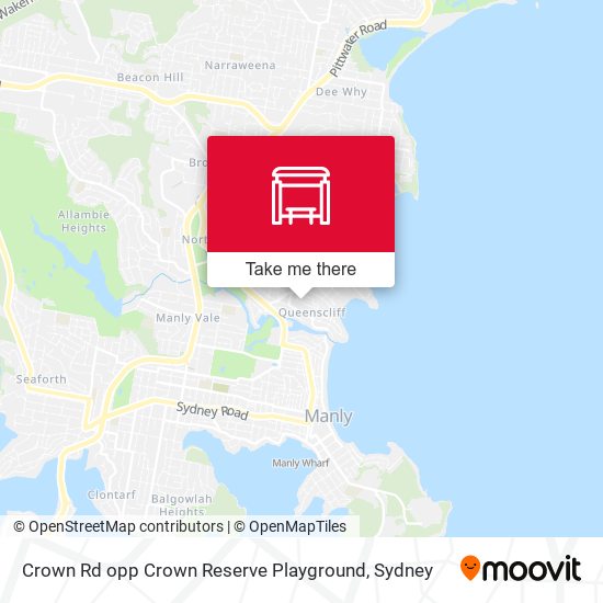 Crown Rd opp Crown Reserve Playground map
