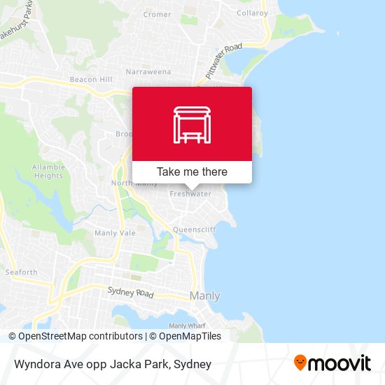 Wyndora Ave opp Jacka Park map