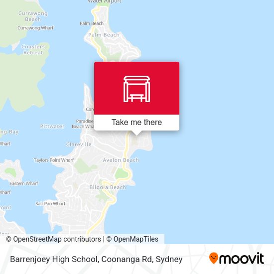 Barrenjoey High School, Coonanga Rd map