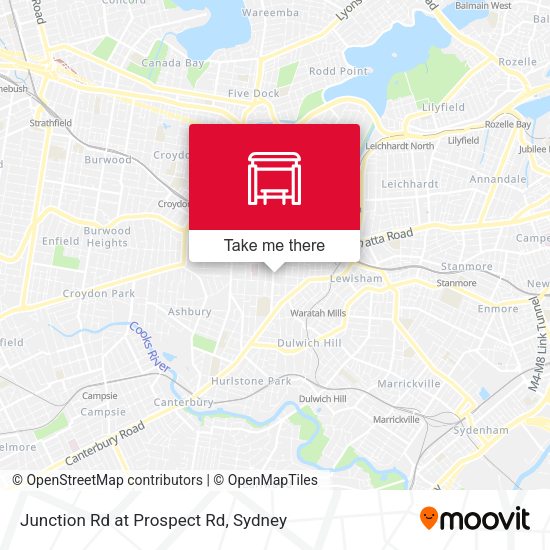 Junction Rd at Prospect Rd map