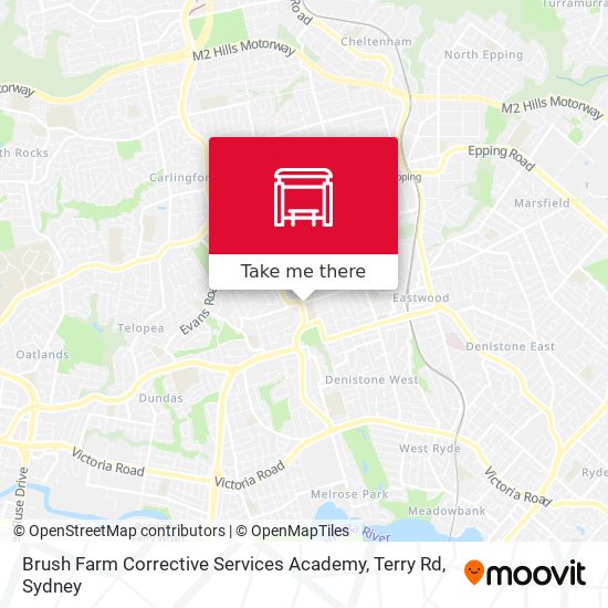 Brush Farm Corrective Services Academy, Terry Rd map