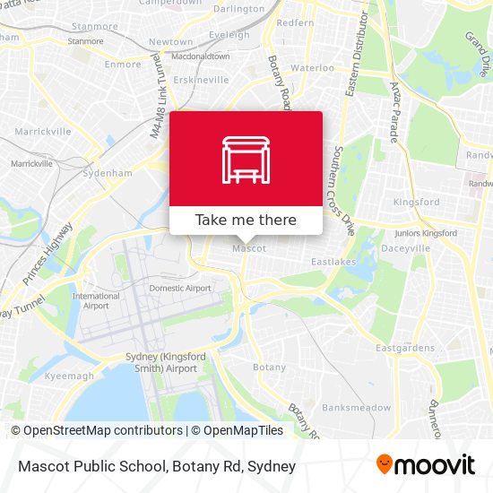 Mascot Public School, Botany Rd map