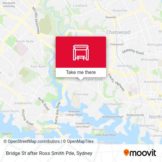 Bridge St after Ross Smith Pde map