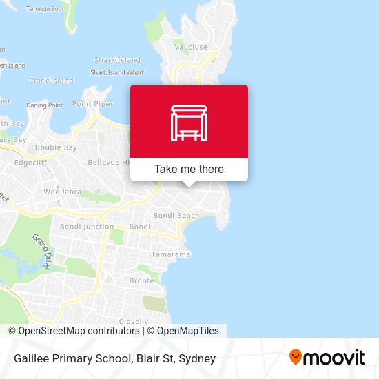 Galilee Primary School, Blair St map