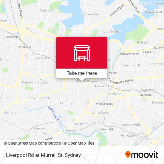 Liverpool Rd at Murrell St map
