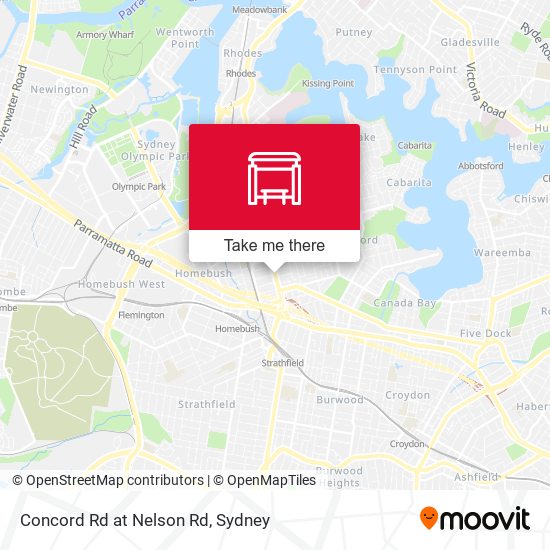 Concord Rd at Nelson Rd map