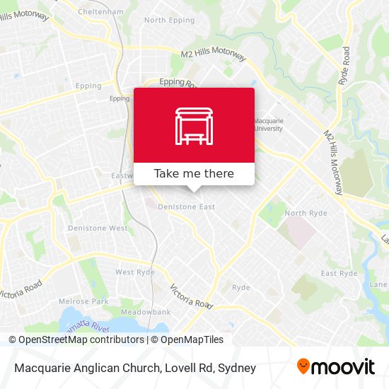 Macquarie Anglican Church, Lovell Rd map