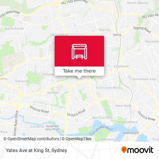Yates Ave at King St map
