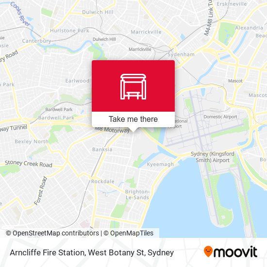 Arncliffe Fire Station, West Botany St map