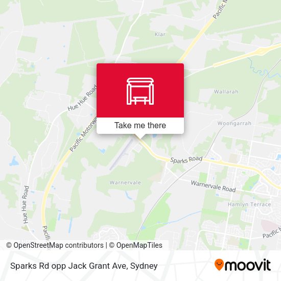 Sparks Rd opp Jack Grant Ave map