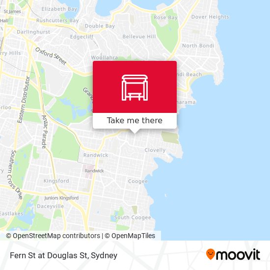 Fern St at Douglas St map