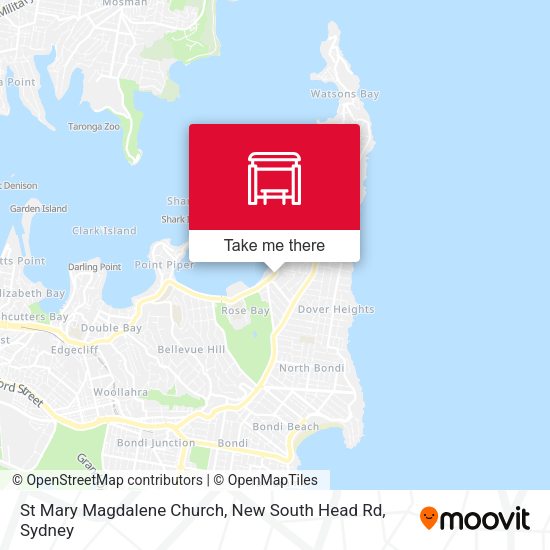 St Mary Magdalene Church, New South Head Rd map