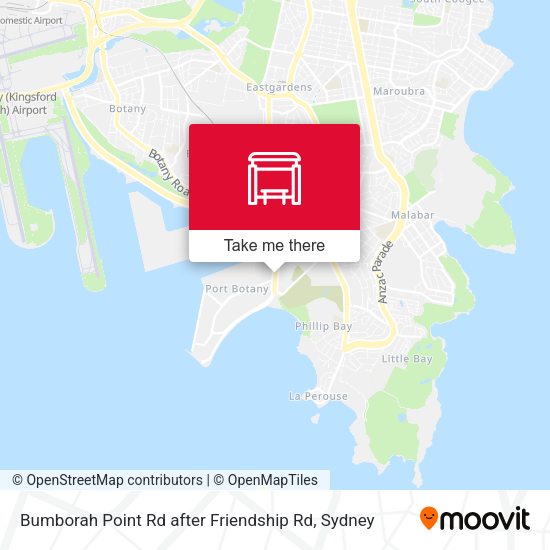 Bumborah Point Rd after Friendship Rd map