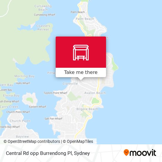 Central Rd opp Burrendong Pl map