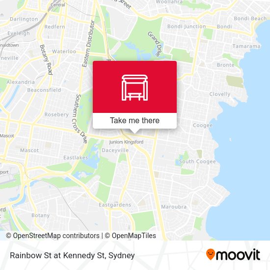 Rainbow St at Kennedy St map