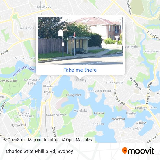 Charles St at Phillip Rd map