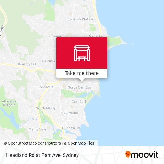 Headland Rd at Parr Ave map