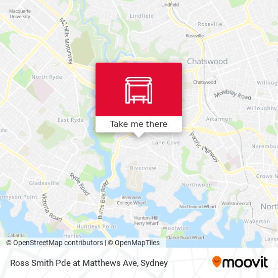 Ross Smith Pde at Matthews Ave map