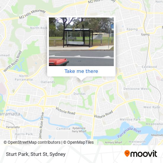 Sturt Park, Sturt St map