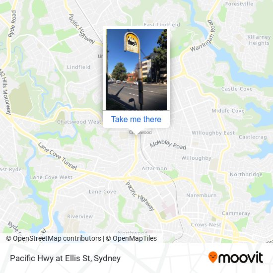 Pacific Hwy at Ellis St map