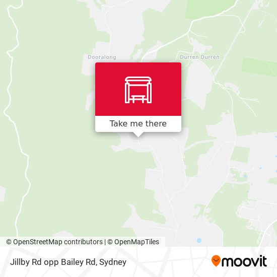 Jillby Rd opp Bailey Rd map