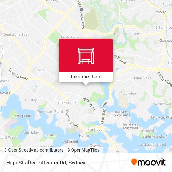High St after Pittwater Rd map