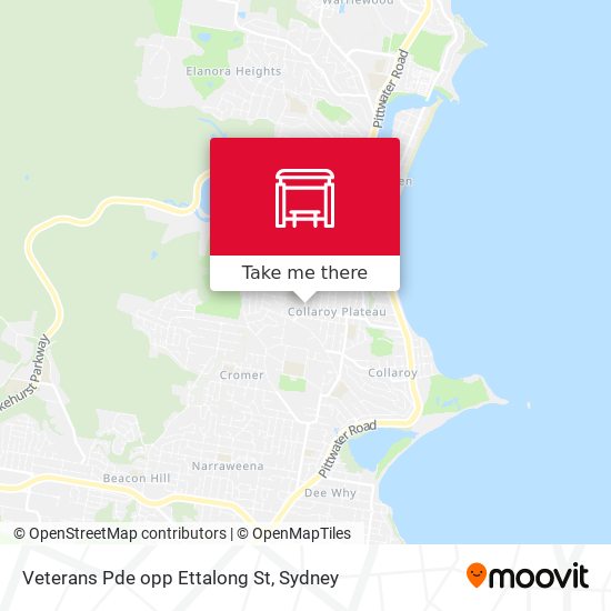 Veterans Pde opp Ettalong St map