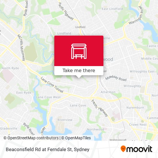 Beaconsfield Rd at Ferndale St map