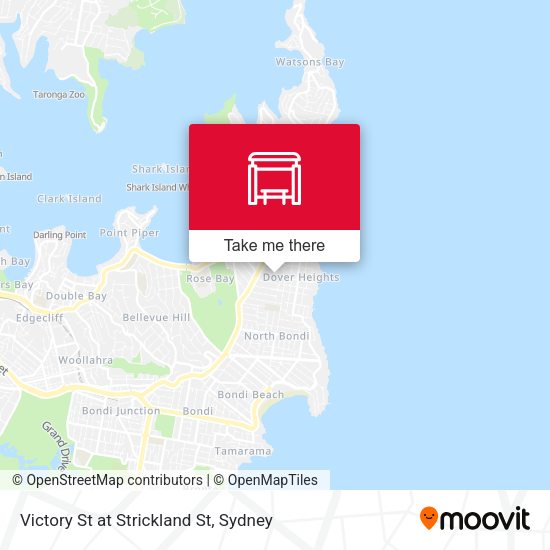 Victory St at Strickland St map
