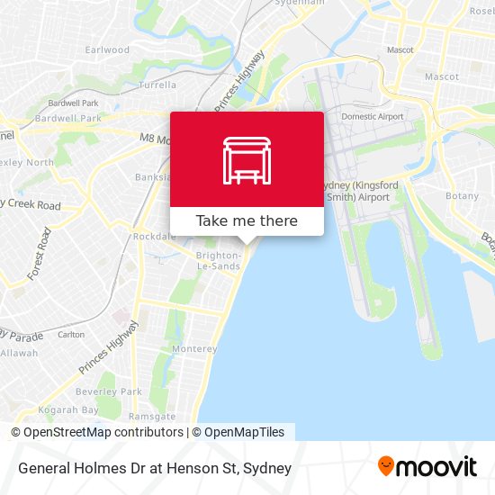 General Holmes Dr at Henson St map