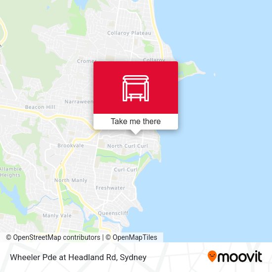 Wheeler Pde at Headland Rd map