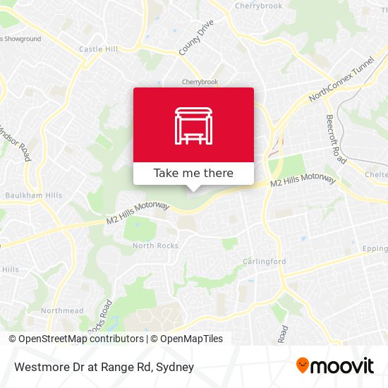 Westmore Dr at Range Rd map