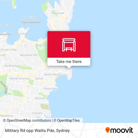 Military Rd opp Wallis Pde map