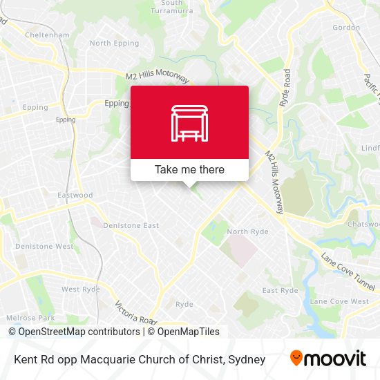 Kent Rd opp Macquarie Church of Christ map