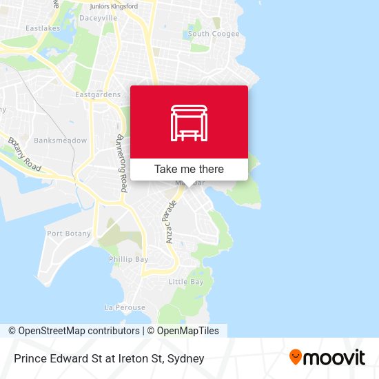 Prince Edward St at Ireton St map