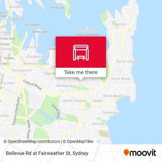 Bellevue Rd at Fairweather St map