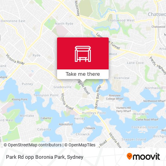 Park Rd opp Boronia Park map