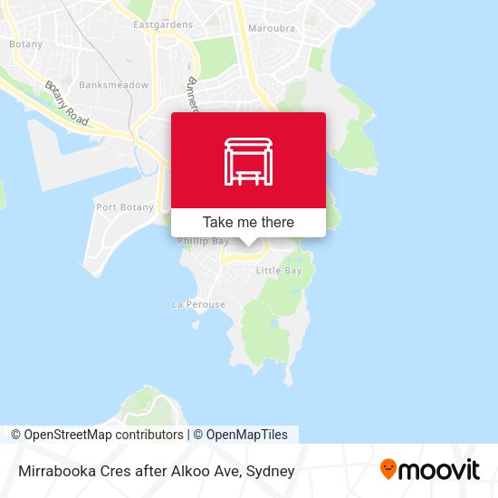 Mirrabooka Cres after Alkoo Ave map