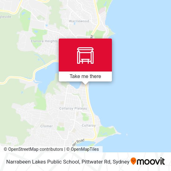 Narrabeen Lakes Public School, Pittwater Rd map