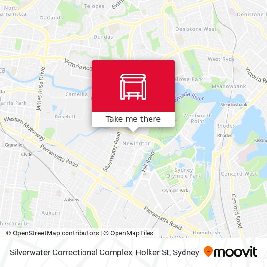 Silverwater Correctional Complex, Holker St map