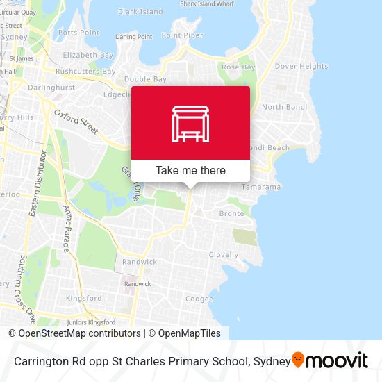 Carrington Rd opp St Charles Primary School map