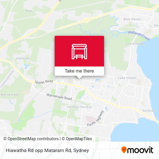 Hiawatha Rd opp Mataram Rd map