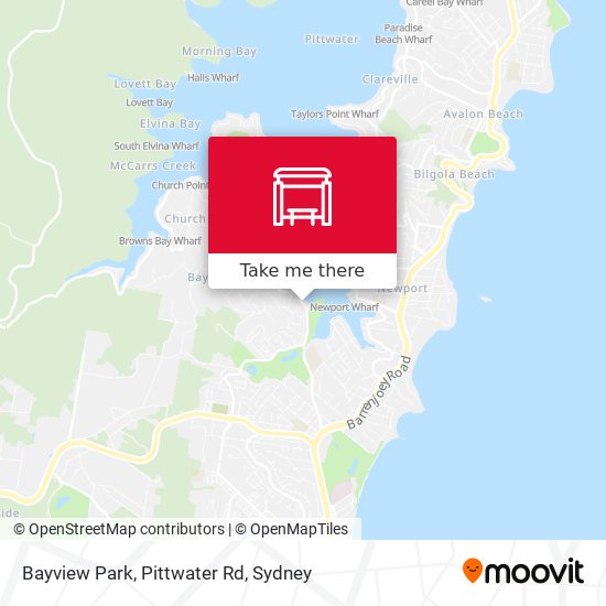 Bayview Park, Pittwater Rd map