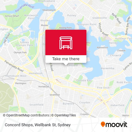 Concord Shops, Wellbank St map