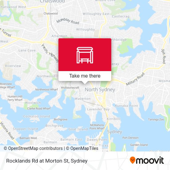Rocklands Rd at Morton St map