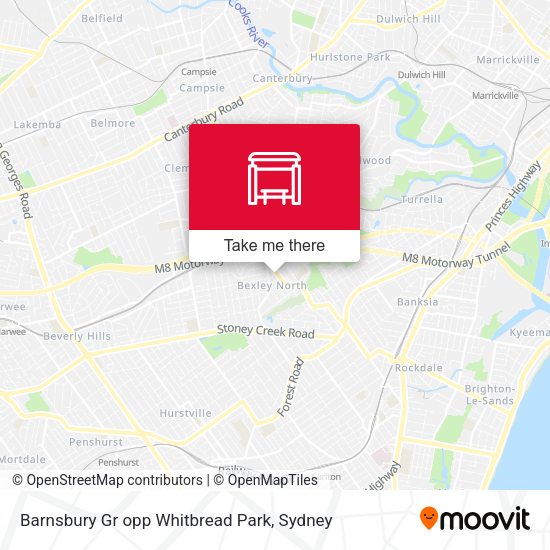 Barnsbury Gr opp Whitbread Park map