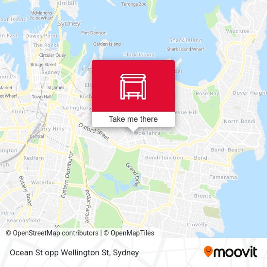 Ocean St opp Wellington St map