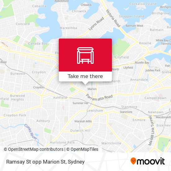 Ramsay St opp Marion St map